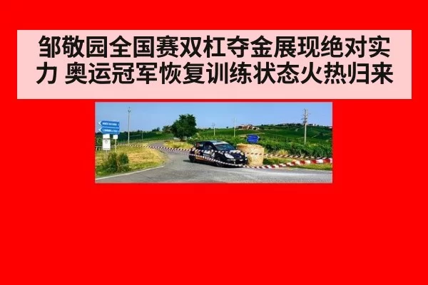 邹敬园全国赛双杠夺金展现绝对实力 奥运冠军恢复训练状态火热归来